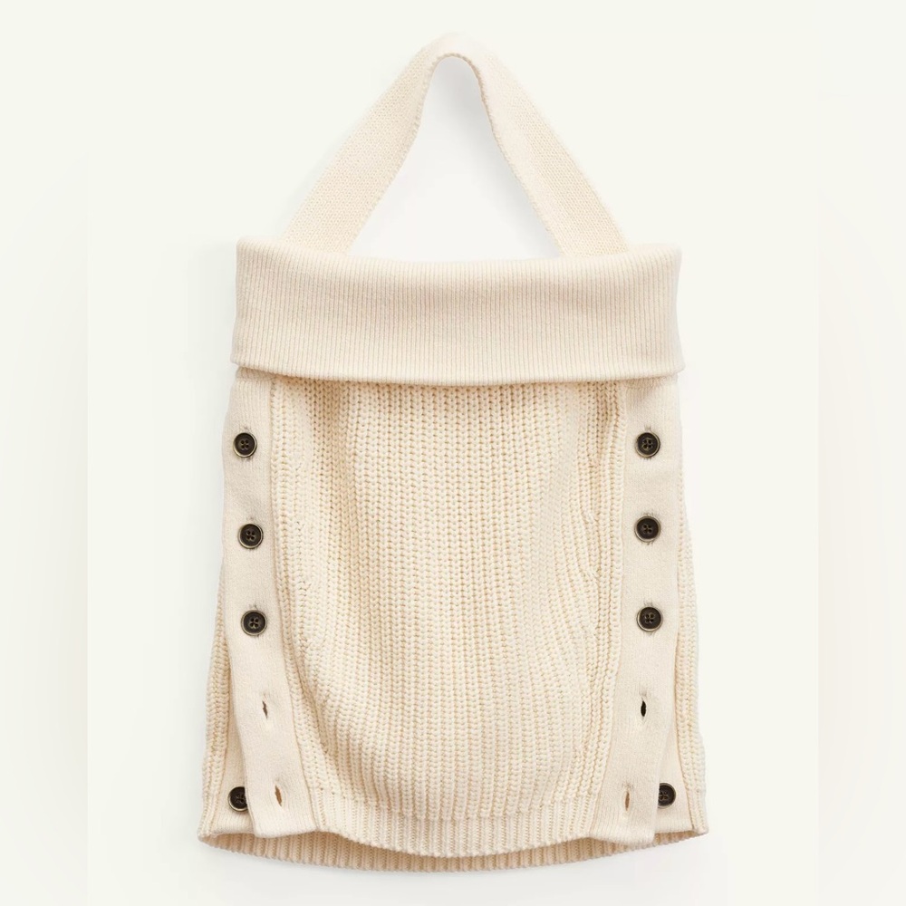 NWT ZARA SRPLS Button Knit Top Size L